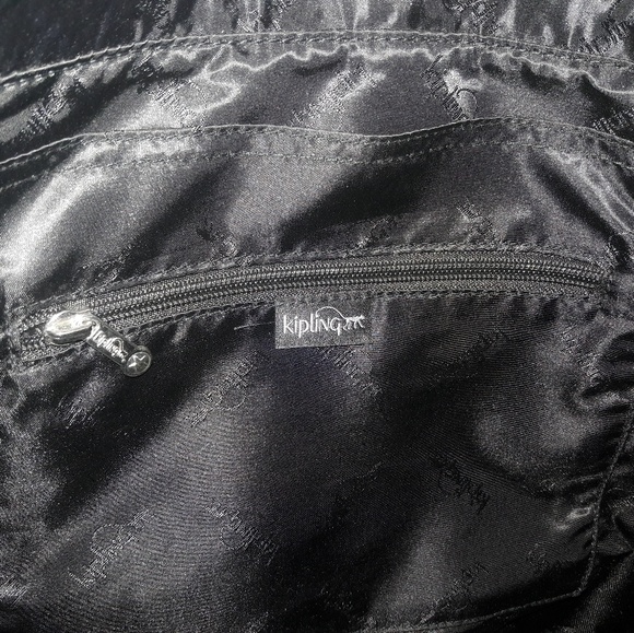 KiplingFabric and suede tote - Picture 3 of 5